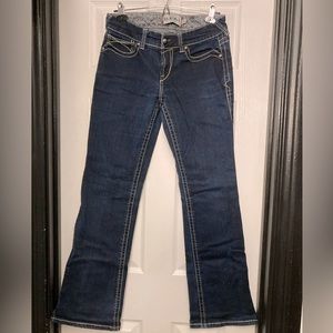 030 ARIAT Real Denim Size 29 Regular Med Flare